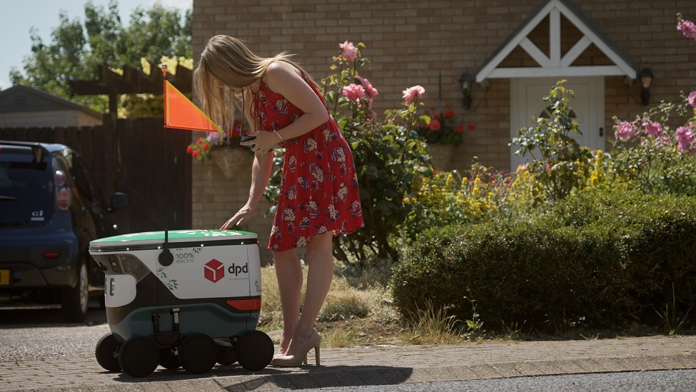 robots giao hàng dặm cuối của DPD