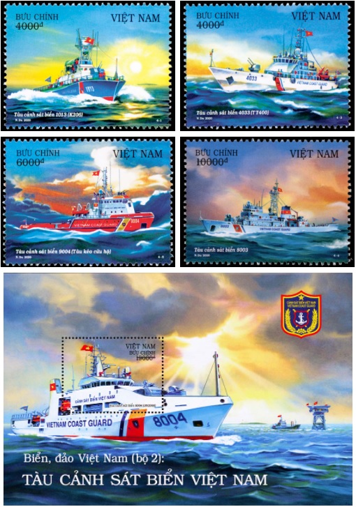 Bộ tem thứ 2 về biển, đảo Việt Nam