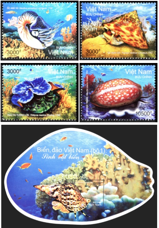 bộ tem thứ nhất về Biển, đảo Việt Nam