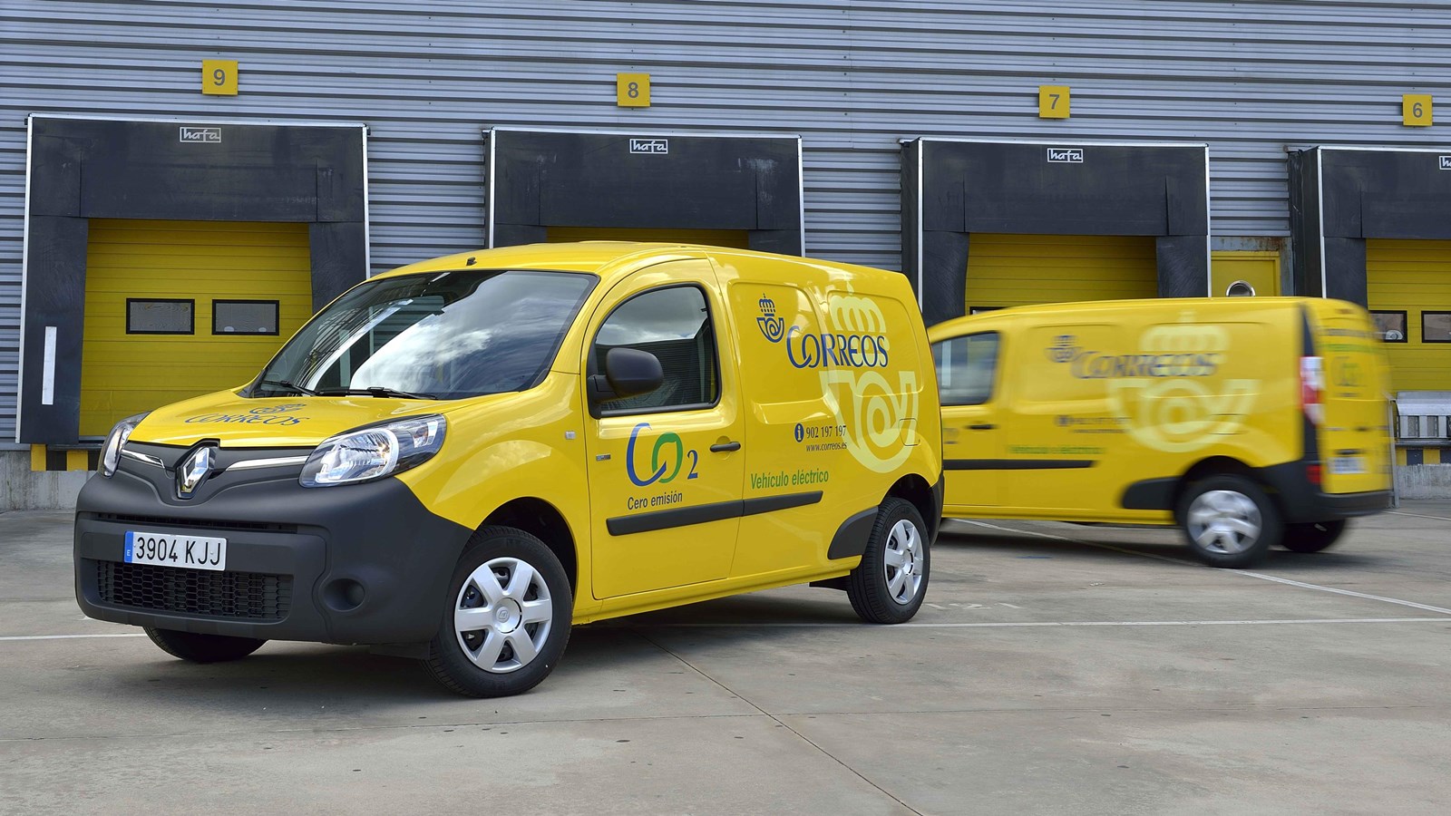 xe chở hàng của correos