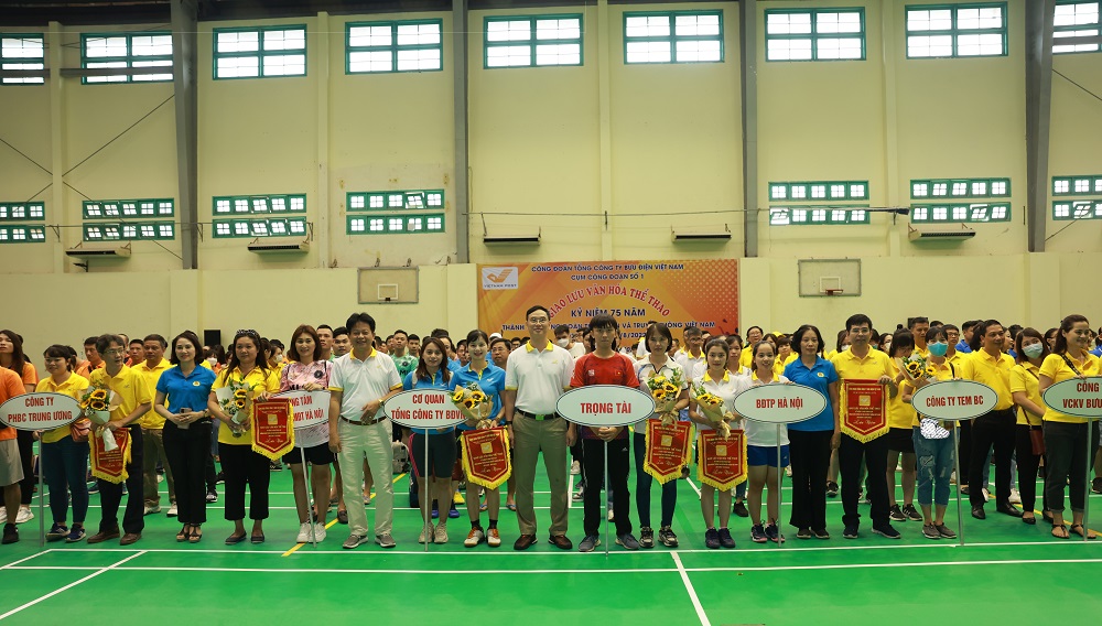 Các đơn vị tham gia hội thao