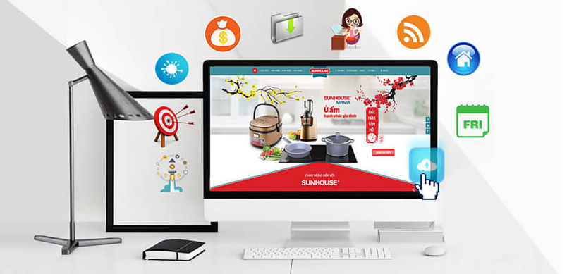 Tích hợp vừa đủ các tính năng website