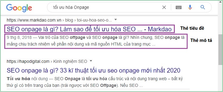 Thẻ tiêu đề